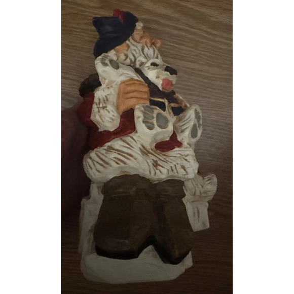 Vintage 1997 David Frykman Portfolio DF1038 Santa & Polar Bear Cubs Figurine 8" - Picture 12 of 14